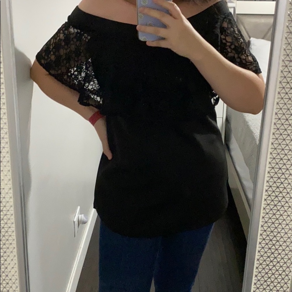 Off the shoulder blouse